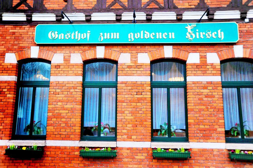Hotel Zum Goldenen Hirsch Sankt Kilian Exterior photo